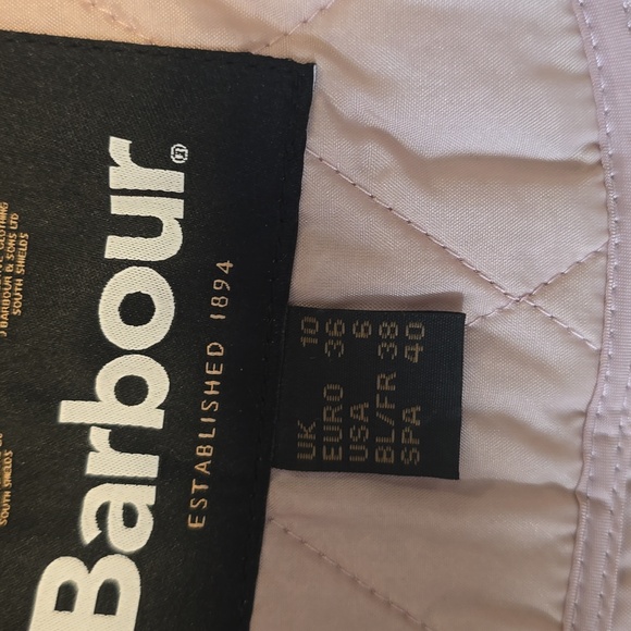 Pink Barbour Annandale Quilted Jacket for Women. Small - Picture 7 of 7